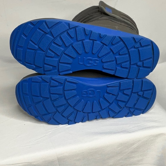 UGG Gray and Blue Rain & Snow Boots Thinsulate Lining Shearling Footbed - Picture 10 of 10